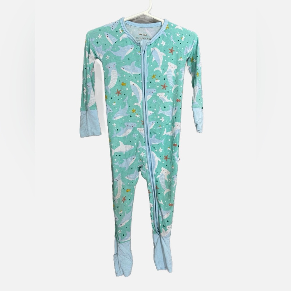 Little Sleepies Shark Soiree Zippy